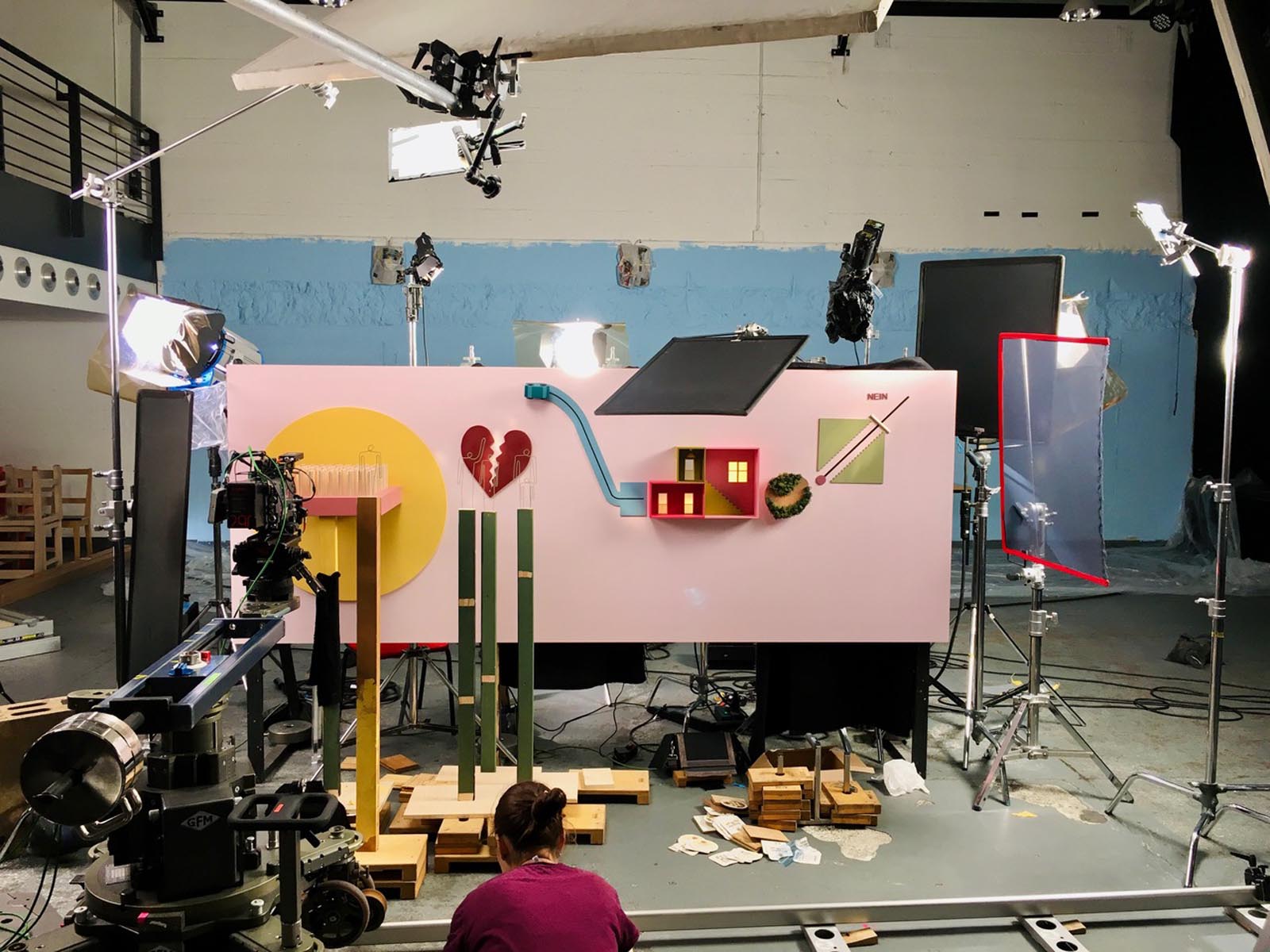 Camera operator in Davos